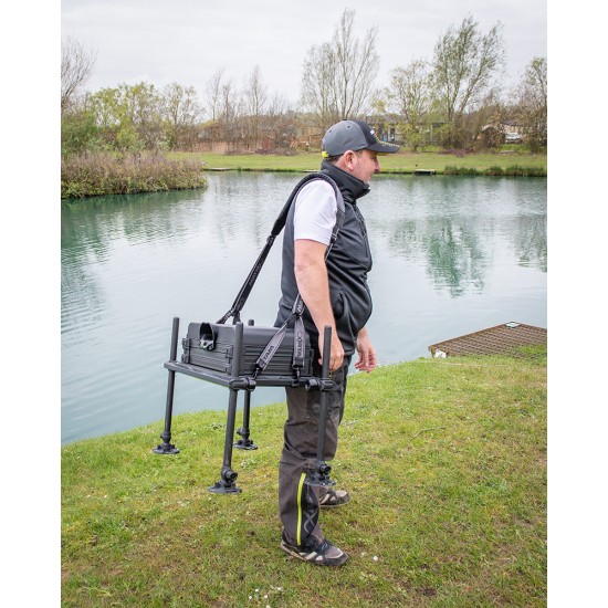 Scaun Modular Matrix - F25 Pro Super Lite Seatbox - Black